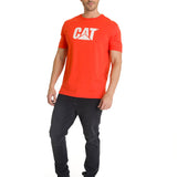Remera Unisex Cat Logo Tee Rojo Cat
