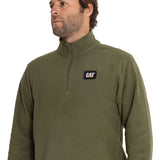 Polar Hombre Microfleece Qtr Zip Verde Cat