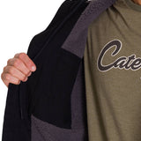Chaqueta Hombre Hooded Sherpa Lined Negro Cat