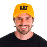 Gorro Hombre Cat Logo  Hat Amarillo Cat
