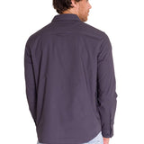 Camisa Hombre Utility L/S Shirt Violeta Cat