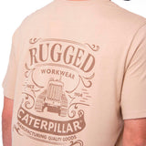 Remera Hombre Heritage Graphic Tee Beige Cat