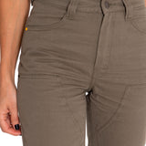Pantalon Mujer Double Front Utility Verde Cat