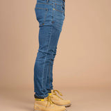 Jeans Hombre Coolmax Skinny Gris Cat