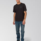 Remera Hombre Heritage Peoria Grap Negro Cat