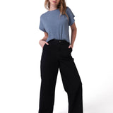 Pantalon Mujer Relaxed Canvas Carpe Negro Cat