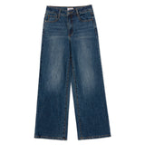 Jeans Mujer Denim Wide Leg Azul Cat