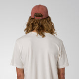 Gorro Hombre 6 Panel Washed Unstr Marron Cat
