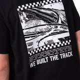 Remera Hombre Moto Graphic Tee 5 Negro Cat