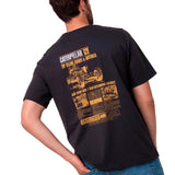 Remera Hombre Moto Urban Graphic T Negro Cat