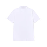 Remera Hombre Cat Logo Pique Polo Blanco Cat