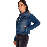 Chaqueta Mujer Foundation Denim Jac Azul Cat