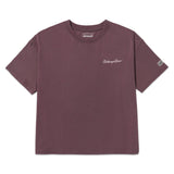 Remera Mujer Boxy Heavyweight Emb Violeta Cat