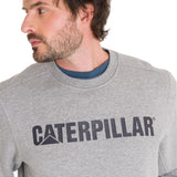 Buzo Unisex Caterpillar Logo Cre Gris Cat