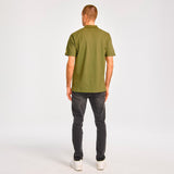 Remera Hombre Cat Logo Pique Polo Verde Cat