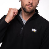 Polar Hombre Microfleece Qtr Zip Negro Cat