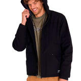 Chaqueta Hombre Hooded Sherpa Lined Negro Cat