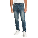 Jeans Hombre Triblend Stretch Denim Skinny Gris Cat