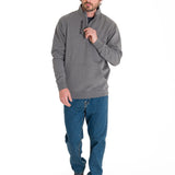 Buzo Hombre Midweight Quarter Zi Gris Cat