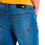 Jeans Hombre Triblend Stretch Den Indigo Cat