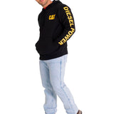 Buzo Hombre Diesel Power Pullove Negro Cat