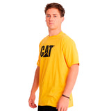 Remera Unisex Cat Logo Tee Amarillo Cat