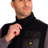 Chaleco Hombre Polar Fleece Utility Negro Cat