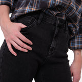 Jeans Mujer Stretch Denim Mid Negro Cat
