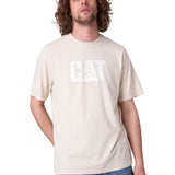 Remera Cat Logo Tee Beige Cat