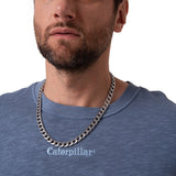 Remera Hombre Slub Knit Relaxed Te Gris Cat