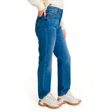 Jeans Mujer Denim High-Rise Str Indigo Cat