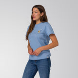 Remera Mujer Numb One Graphic Tee Azul Cat