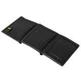 Billetera Unisex Kenya Leather Wallet Negro Cat