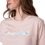 Remera Mujer Crop Metallic Graphi Cat