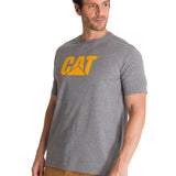 Remera Unisex Cat Logo Tee Gris Cat