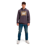 Buzo Hombre Graphic Pullover Hoo Violeta Cat