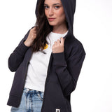 Buzo Mujer W Cat Patch Full Zip Negro Cat