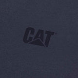 Remera Hombre Cat Logo Pique Polo Azul Cat