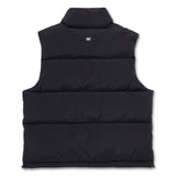 Chaleco Mujer Cropped Puffer Vest Negro Cat