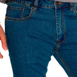 Jeans Hombre Triblend Stretch Denim Skinny Gris Cat