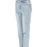 Jeans Mujer Triblend Stretch Den Celeste Cat