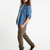 Bota Hombre Quest Mid Negro Cat