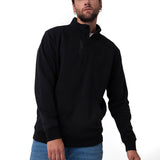 Buzo Hombre Midweight Quarter Zi Negro Cat