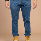 Jeans Hombre Coolmax Skinny Gris Cat