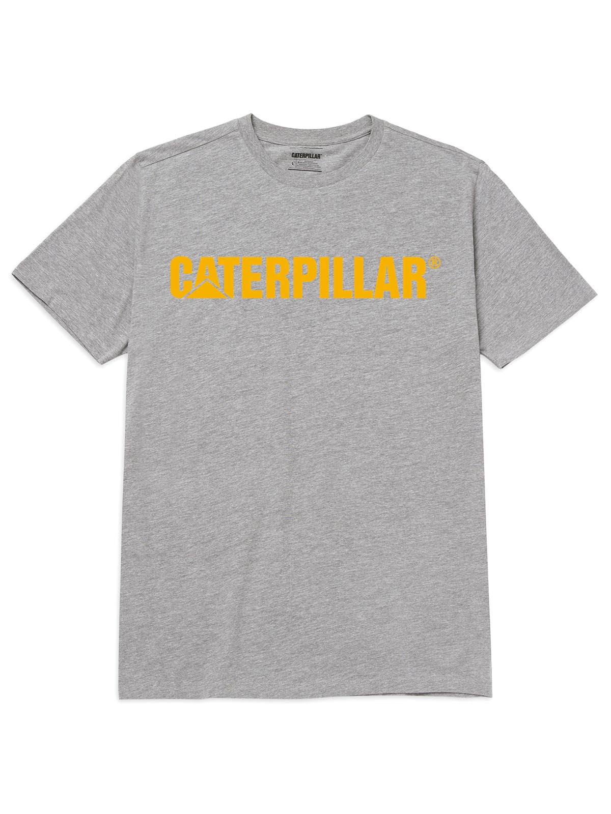 Remera Unisex Caterpillar Logo Tee Gris Cat