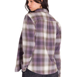Remera Manga Larga Mujer Flannel Relaxed L/S Violeta Cat