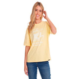 Remera Mujer Boxy Heavyweight G 1 Amarillo Cat