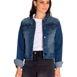 Chaqueta Mujer Foundation Denim Jac Azul Cat