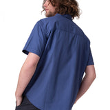 Camisa Manga Corta Mujer Poplin s/s shirt ii Azul Cat