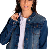 Chaqueta Mujer Foundation Denim Jac Azul Cat